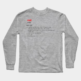 red Long Sleeve T-Shirt